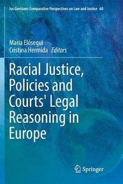 portada Racial Justice, Policies and Courts' Legal Reasoning in Europe (en Inglés)