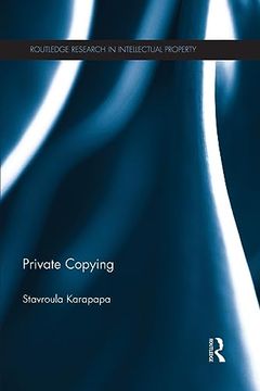 portada Private Copying (en Inglés)