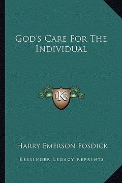 portada god's care for the individual (en Inglés)