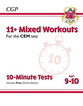 portada New 11+ cem 10-Minute Tests: Mixed Workouts - Ages 9-10 (en Inglés)
