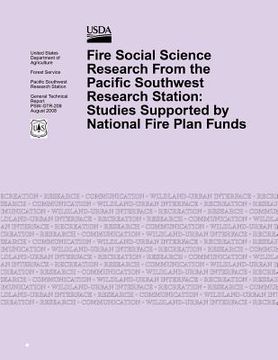portada Fire Social Science Research From the Pacific Southwest Research Station: Studies Supported by National Fire Plan Funds (in English)
