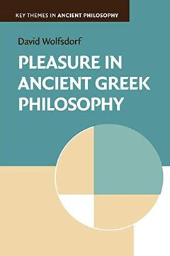 portada Pleasure in Ancient Greek Philosophy (en Inglés)