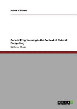 portada genetic programming in the context of natural computing (en Inglés)
