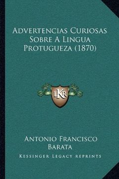 portada Advertencias Curiosas Sobre a Lingua Protugueza (1870) (en Portugués)