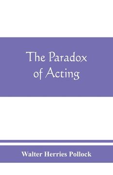 portada The paradox of acting