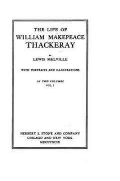portada The Life of William Makepeace Thackeray - Vol. I
