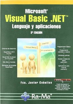 portada Microsoft Visual Basic. Net. Leng. Y Aplicaciones 3ª ed (in Spanish)