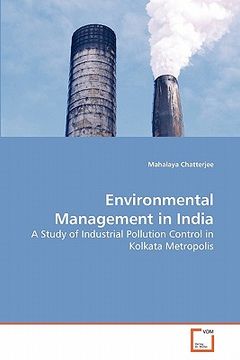 portada environmental management in india (en Inglés)