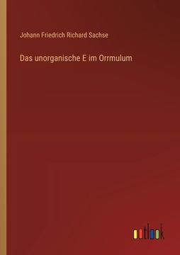 portada Das unorganische E im Orrmulum (en Alemán)