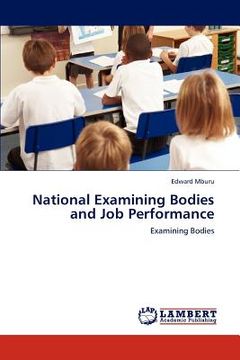 portada national examining bodies and job performance (en Inglés)