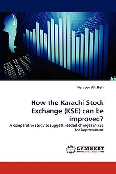 portada how the karachi stock exchange (kse) can be improved? (en Inglés)