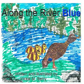 portada along the river blue by vickie m. berry (in English)