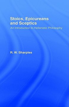 portada stoics, epicureans and sceptics: an introduction to hellenistic philosophy (en Inglés)