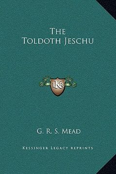 portada the toldoth jeschu (en Inglés)