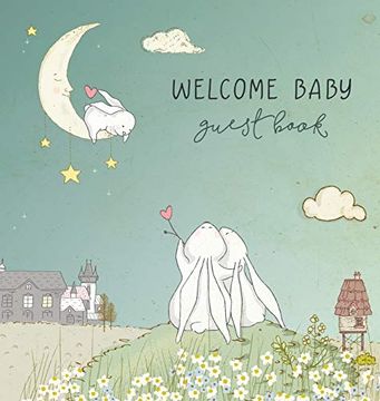 portada Baby Shower Guest Book With Gift log (Hardcover) for Baby Naming Day, Baby Shower Party, Christening or Baptism Ceremony, Welcome Baby Party: A Keepsake Baby Book for Welcome Wishes for Baby (in English)
