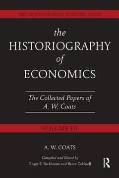 portada The Historiography of Economics: British and American Economic Essays, Volume III