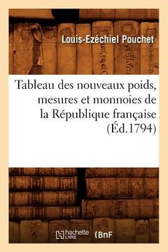 portada Tableau Des Nouveaux Poids, Mesures Et Monnoies de la République Française (Éd.1794)