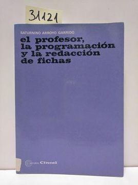 portada Profesor, la Programación y la Redacción de Fichas, el.