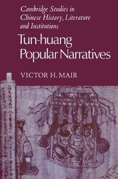 portada Tun-Huang Popular Narratives (Cambridge Studies in Chinese History, Literature and Institutions) (en Inglés)
