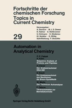 portada automation in analytical chemistry (in English)