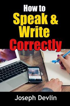 portada How to Speak and Write Correctly (en Inglés)