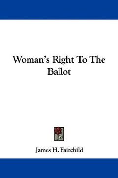 portada woman's right to the ballot (en Inglés)