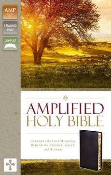 portada Amplified Holy Bible, Bonded Leather, Black, Indexed: Captures the Full Meaning Behind the Original Greek and Hebrew (en Inglés)