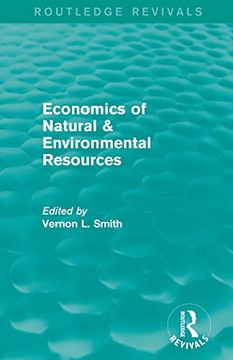 portada Economics of Natural & Environmental Resources (Routledge Revivals) (in English)
