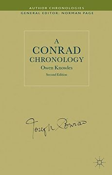 portada A Conrad Chronology (Author Chronologies Series)