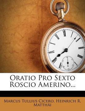 portada oratio pro sexto roscio amerino... (in English)