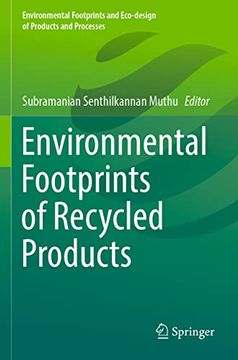 portada Environmental Footprints of Recycled Products (Paperback) (en Inglés)