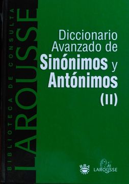 portada Diccionario Avanzado de Sinonimos y Antonimos (Ii)
