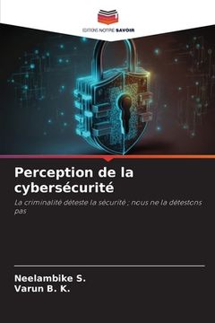 portada Perception de la cybersécurité (en Francés)
