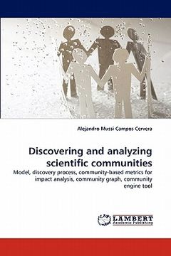 portada discovering and analyzing scientific communities (en Inglés)