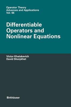 portada Differentiable Operators and Nonlinear Equations (en Inglés)