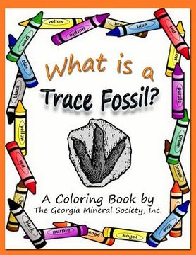 portada What Is a Trace Fossil?: A Coloring Book by the Georgia Mineral Society, Inc. (in English)