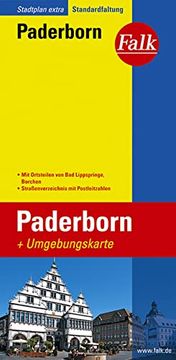 portada Falk Stadtplan Extra Standardfaltung Paderborn (en Alemán)