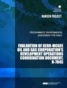 portada Evaluation of Kerr-McGee Oil and Gas Corporation's Development Operations Coordination Document, N-7045 (en Inglés)