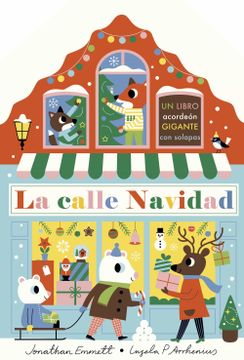 portada La Calle Navidad. Libro Acordeón (Libros con Elementos Para Jugar) (in Spanish)