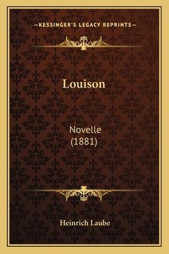 portada Louison: Novelle (1881) (en Alemán)