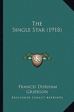 portada the single star (1918) (en Inglés)