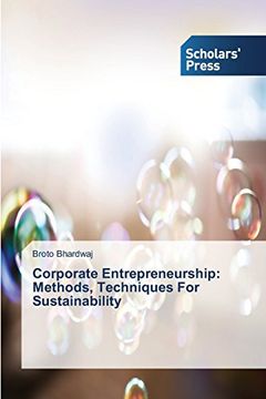 portada Corporate Entrepreneurship: Methods, Techniques For Sustainability