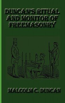 portada duncan's ritual and monitor of freemasonry (en Inglés)