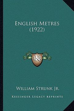portada english metres (1922) (en Inglés)