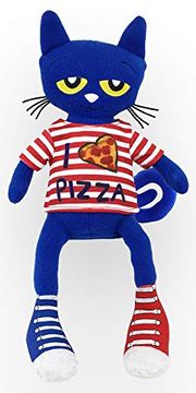 portada Merrymakers Pete the cat Pizza Party Doll, 15. 4-Inch (en Inglés)