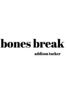 portada Bones Break (in English)