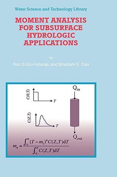 portada moment analysis for subsurface hydrologic applications (en Inglés)