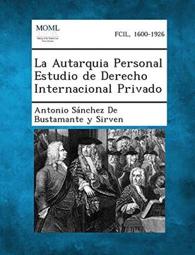 portada La Autarquia Personal Estudio de Derecho Internacional Privado