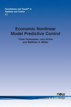 portada Economic Nonlinear Model Predictive Control (en Inglés)