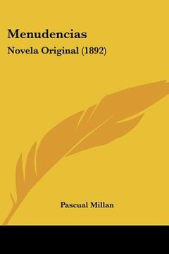 portada menudencias: novela original (1892)